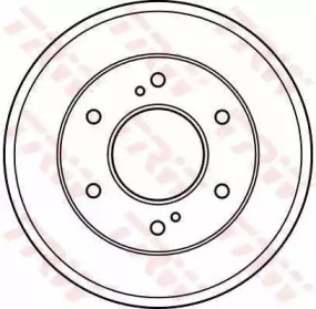 Барабанный тормозной механизм TRW для NISSAN URVAN Фургон (E23) 2.3 D