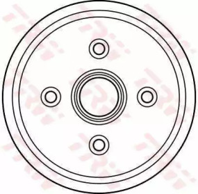 Барабанный тормозной механизм TRW для MAZDA 121 III (JASM, JBSM) 1.8 D