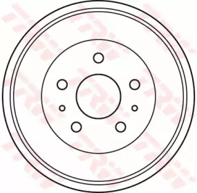 Барабанный тормозной механизм TRW для FORD FOCUS Turnier (DNW) 1.8 16V