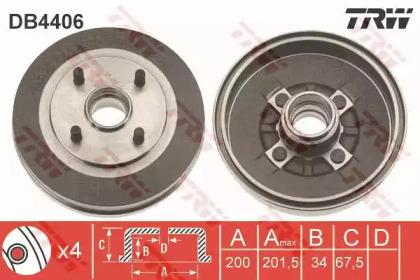 Барабанный тормозной механизм TRW для KIA RIO универсал (DC) 1.5 16V