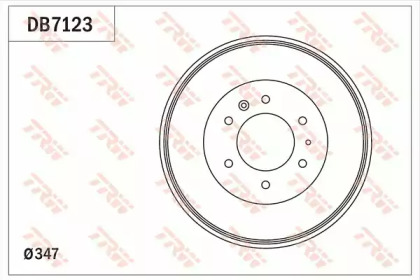 Барабанный тормозной механизм TRW для FORD RANGER (TKE) 2.2 TDCi 4x4