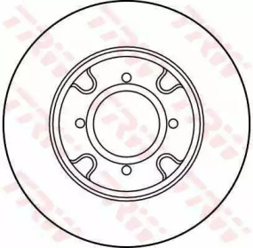 Дисковой тормозной механизм TRW для NISSAN CHERRY (E10) I 1.0