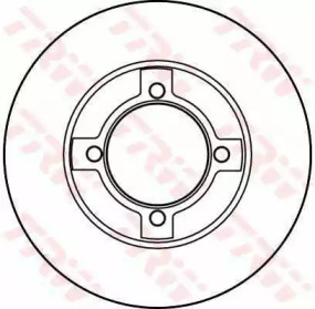 Тормозной диск TRW для NISSAN PRAIRIE (M10, NM10) 1.8 SGL (M10)