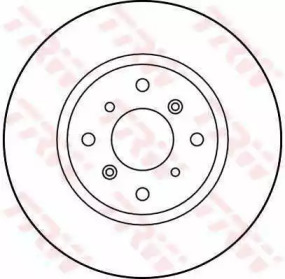 Тормозной диск TRW для HONDA PRELUDE IV (BB_) 2.3 i 16V (BB2)