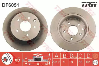 Дисковой тормозной механизм TRW для NISSAN JUKE (F15) 1.6 DIG-T 4x4