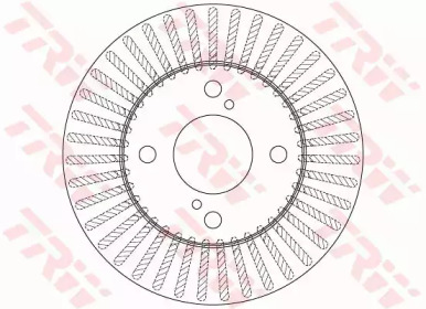 Тормозной диск TRW для NISSAN PIXO (UA0) 1.0