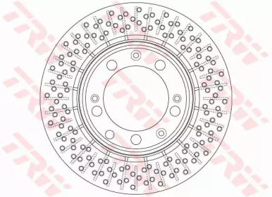 Дисковой тормозной механизм TRW для PORSCHE 911 Targa (993) 3.6 Carrera