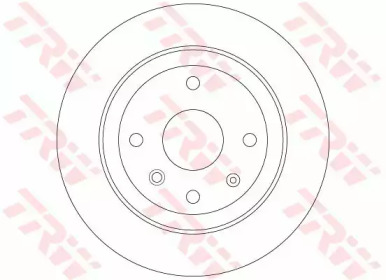 Тормозной диск TRW для CHEVROLET EPICA (KL1_) 2.0