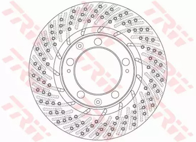 Дисковой тормозной механизм TRW для PORSCHE 911 Targa (993) 3.6 Carrera