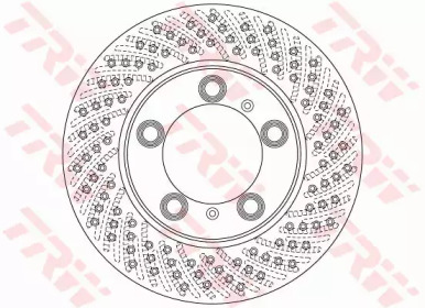 Дисковой тормозной механизм TRW для PORSCHE BOXSTER (987) 2.7