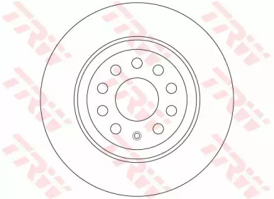 Тормозной диск TRW для VW TOURAN (5T1) 1.6 TDI