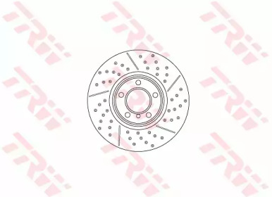 Тормозной диск TRW для BMW 3 (F30, F80) 320 i xDrive