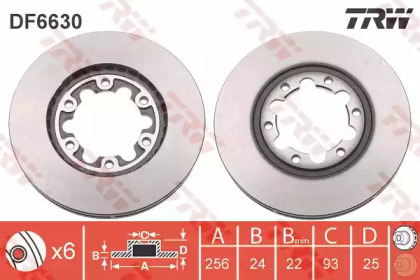 Дисковой тормозной механизм TRW для MAZDA E-SERIE Фургон (SR2) E2000 4WD