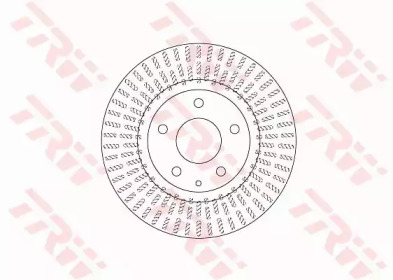 Тормозной диск TRW для MAZDA 3 (BM) 2.2 D