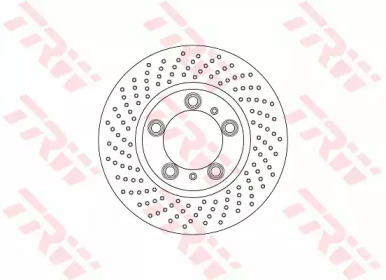 Дисковой тормозной механизм TRW для PORSCHE CAYMAN (981) GTS 3.4