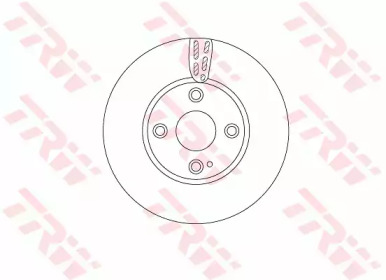 Тормозной диск TRW для NISSAN CABSTAR (F24M, F24W) 28.11 DCI, 32.11 DCI, 35.11 DCI 2.5 (F24M)