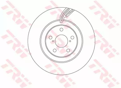 Тормозной диск TRW для MAZDA CX-3 (DK) 2.0 AWD