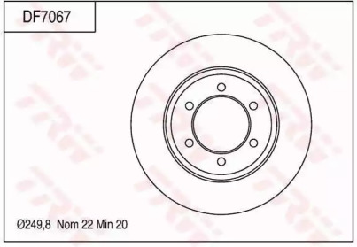 Дисковой тормозной механизм TRW для NISSAN VANETTE Фургон (C22) 1.5