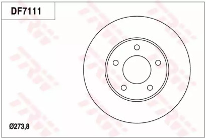 Тормозной диск TRW для MAZDA 323 S IV (BG) 1.3 16V