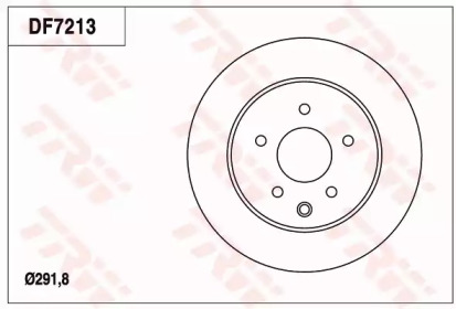 Тормозной диск TRW для NISSAN X-TRAIL (T30) 2.0