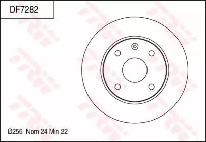 Дисковой тормозной механизм TRW для CHEVROLET EPICA (KL1_) 2.0 D