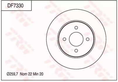 Дисковой тормозной механизм TRW для NISSAN TIIDA Хэтчбек (C11) 1.8