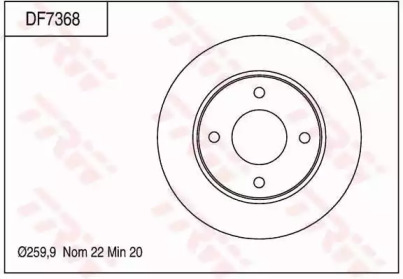 Дисковой тормозной механизм TRW для NISSAN TIIDA Хэтчбек (C11) 1.8