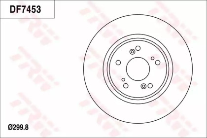 Дисковой тормозной механизм TRW для HONDA ACCORD VIII универсал (CW) 2.2 i-DTEC (CW3)