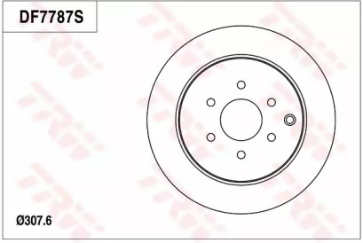 Тормозной диск TRW для NISSAN NP300 NAVARA (D40) 3.0 dCi 4WD