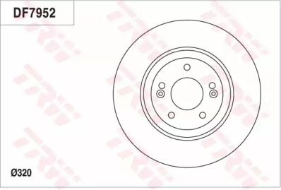 Дисковой тормозной механизм TRW для NISSAN JUKE (F15) 1.6