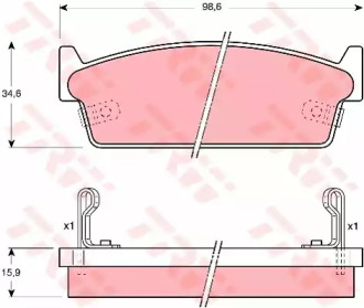 Запчасти для ТО TRW для NISSAN CEDRIC Hardtop (Y31) 3.0
