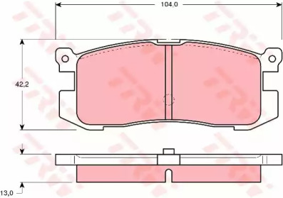 Запчасти для ТО TRW для MAZDA 626 III Hatchback (GD) 2.0 16V