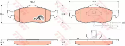 Запчасти для ТО TRW для FORD COUGAR (EC_) 2.5 V6 24V