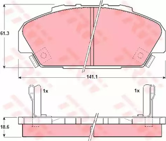 Запчасти для ТО TRW для HONDA ACCORD IV (CB) 2.2 i 16V (CB7)