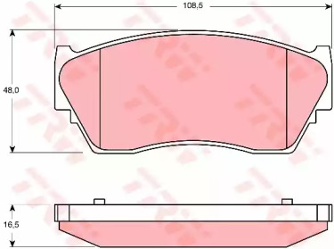 Тормозные колодки TRW для NISSAN SUNNY III Liftback (N14) 1.6 i