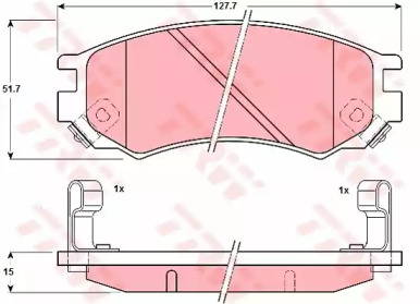 Дисковой тормозной механизм TRW для NISSAN AVENIR (W11) 2.0