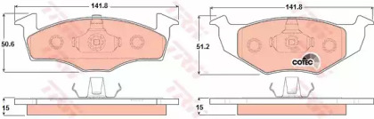 Дополнительные работы TRW для VW POLO (6N2) 1.4