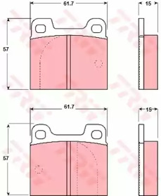 Дополнительные работы TRW для ALFA ROMEO ALFASUD (901_) 1.2 ti