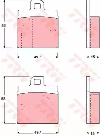 Дополнительные работы TRW для ALFA ROMEO ALFASUD (901_) 1.2 ti