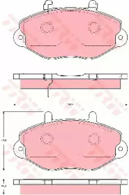 Запчасти для ТО TRW для FORD TRANSIT TOURNEO 2.5 DI