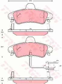 Запчасти для ТО TRW для FORD COUGAR (EC_) 2.5 V6 24V