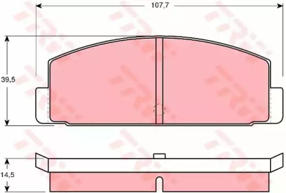 Запчасти для ТО TRW для MITSUBISHI GALANT II (A16_) 2.0 GLS (A163)