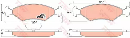 Запчасти для ТО TRW для FORD FIESTA III (GFJ) 1.6