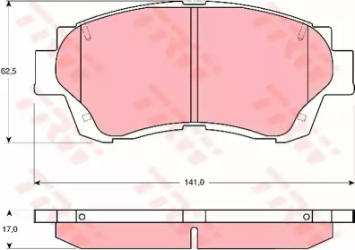 Запчасти для ТО TRW для LEXUS ES (VCV10_, VZV21_) 300 (MCV10_, VCV10_)