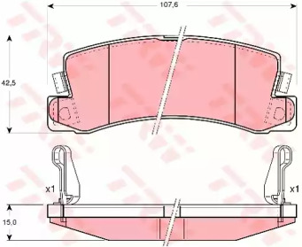 Запчасти для ТО TRW для LEXUS ES (VCV10_, VZV21_) 300 (MCV10_, VCV10_)