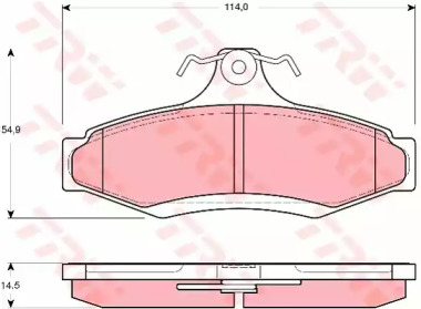Дополнительные работы TRW для CHEVROLET ZAFIRA (F75) 2.0
