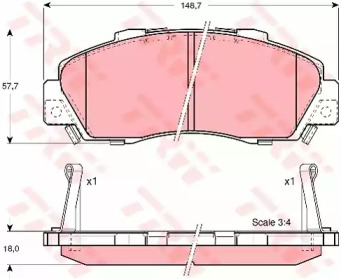 Дополнительные работы TRW для HONDA NSX Кабриолет (NA) 3.0 24V Vtec Automatic