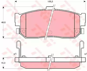Запчасти для ТО TRW для NISSAN SUNNY III Liftback (N14) 2.0 i 16V