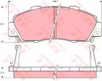 Запчасти для ТО TRW для HONDA NSX Кабриолет (NA) 3.0 24V Vtec