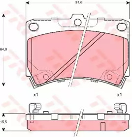 Дополнительные работы TRW для KIA RIO универсал (DC) 1.5 16V